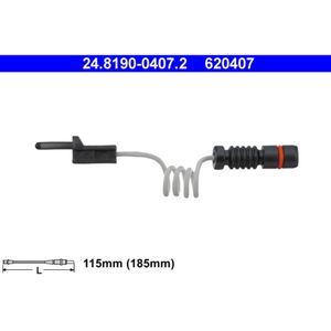 Warnkontakt Bremsbelagverschleiß ATE 24.8190-0407.2 (2 Stk.) für Mercedes-Benz VW