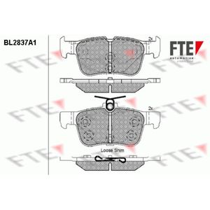 Bremsbelagsatz Scheibenbremse FTE 9011015 für Ford Skoda Mondeo V Kuga II