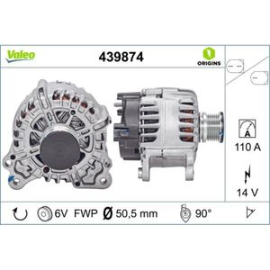 Generator VALEO 439874 für Seat VW Skoda Leon ST Golf VII Variant Rapid