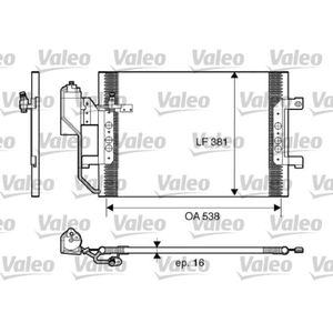 Kondensator Klimaanlage VALEO 817659 für Mercedes-Benz A