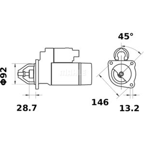 Starter MAHLE MS 204