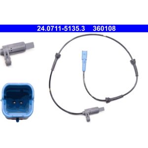 Sensor Raddrehzahl ATE 24.0711-5135.3 für Peugeot 206 CC