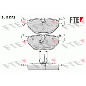 Bremsbelagsatz Scheibenbremse FTE 9010248 für BMW Saab Rover MG Wiesmann Alpina