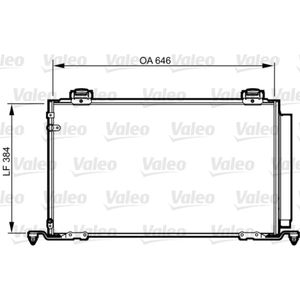 Kondensator Klimaanlage VALEO 814209