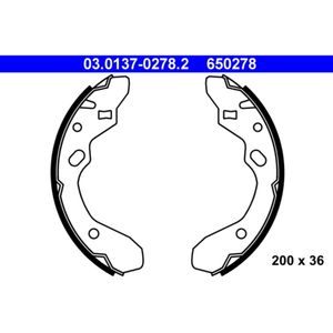 Bremsbackensatz ATE 03.0137-0278.2