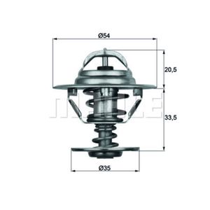 Thermostat Kühlmittel MAHLE TX 8 88D für Volvo Saab Rover 850 99