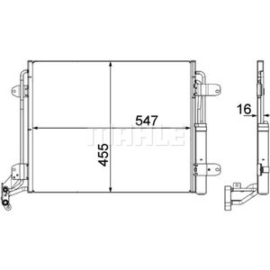 Kondensator Klimaanlage MAHLE AC 454 000P für VW Tiguan