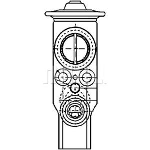 Expansionsventil Klimaanlage MAHLE AVE 59 000P für Peugeot 307 SW Break