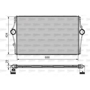 Ladeluftkühler VALEO 818283 für Volvo V70 II S60 I