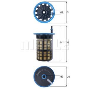 Kraftstofffilter MAHLE KX 515 für Peugeot Citroën Boxer Jumper II