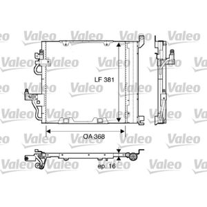 Kondensator Klimaanlage VALEO 817847