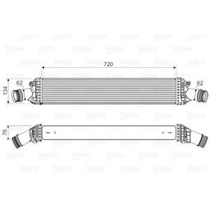 Ladeluftkühler VALEO 818654 für Audi Porsche A7 Sportback A6 C7 Avant A5