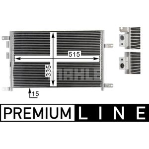 Kondensator Klimaanlage MAHLE AC 834 000P für Alfa Romeo 156 Sportwagon 147