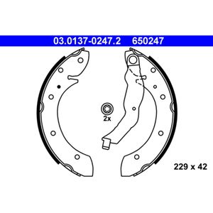 Bremsbackensatz ATE 03.0137-0247.2 für BMW 3er