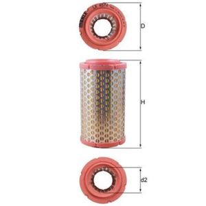 Luftfilter MAHLE LX 4574 für Fiat Fso 500 126