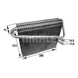 Verdampfer Klimaanlage MAHLE AE 47 000S für Opel Astra G CC Zafira A