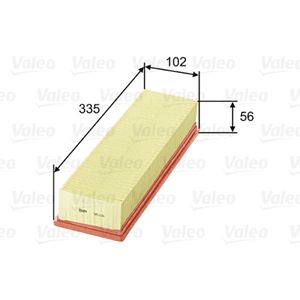 Luftfilter VALEO 585130 für Citroën Peugeot Berlingo First C3 II C2