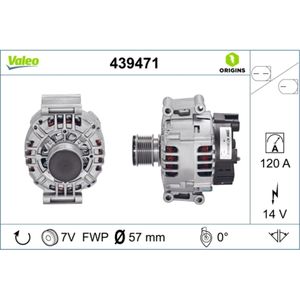 Generator VALEO 439471 für Mercedes-Benz Clk C