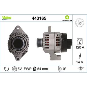 Generator VALEO 443165 für Fiat Alfa Romeo Lancia Doblo Cargo Giulietta