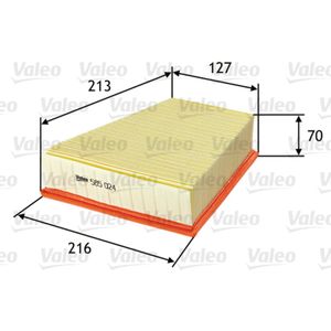 Luftfilter VALEO 585024 für Skoda VW Seat Roomster Fabia I Combi Polo