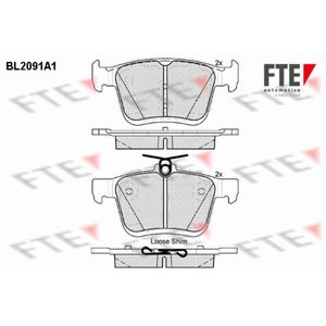 Bremsbelagsatz Scheibenbremse FTE 9010676 für Seat VW Audi Skoda Leon ST A3