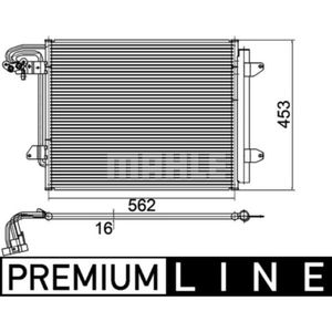 Kondensator Klimaanlage MAHLE AC 325 000P für VW Touran Caddy III