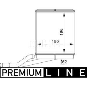 Wärmetauscher Innenraumheizung MAHLE AH 228 000P für Ford Focus I