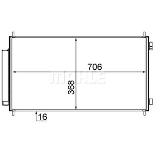 Kondensator Klimaanlage MAHLE AC 719 000S