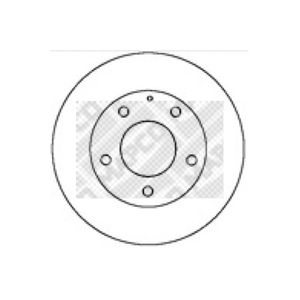 Bremsscheibe MAPCO 15285 (2 Stk.)