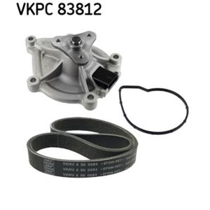 Wasserpumpe + Keilrippenriemensatz SKF VKMC 33843 für Mini Peugeot Citroën