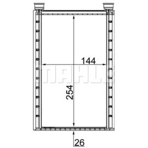 Wärmetauscher Innenraumheizung MAHLE AH 224 000S für BMW 3er X1