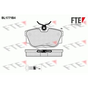 Bremsbelagsatz Scheibenbremse FTE 9010342 für VW Transporter T4