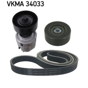 Keilrippenriemensatz SKF VKMA 34033 für Ford Fiesta Escort VI KA