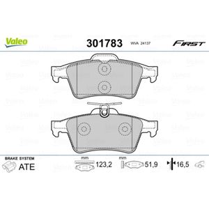 Bremsbelagsatz Scheibenbremse VALEO 301783 für Ford Jaguar Citroën Volvo Cadillac