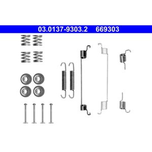 Zubehörsatz Bremsbacken ATE 03.0137-9303.2 für Fiat Ford Panda Classic