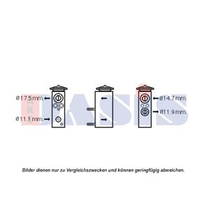 Expansionsventil Klimaanlage AKS DASIS 840183N für Citroën Peugeot C3 I C2