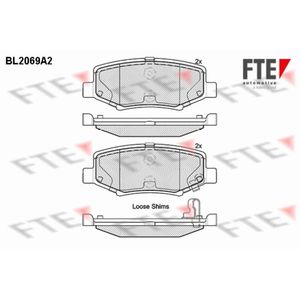 Bremsbelagsatz Scheibenbremse FTE 9010653 für Opel Jeep Dodge Corsa D Cherokee