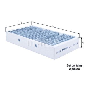 Filter Innenraumluft MAHLE LAK 878/S für Mercedes-Benz M