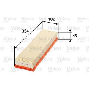 Luftfilter VALEO 585114 für Citroën Peugeot C4 I