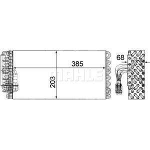 Verdampfer Klimaanlage MAHLE AE 72 000P