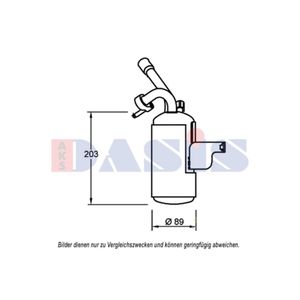 Trockner Klimaanlage AKS DASIS 800646N für Ford Tourneo Connect