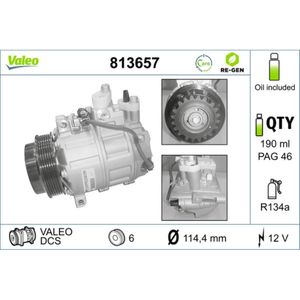 Kompressor Klimaanlage VALEO 813657 für Mercedes-Benz G