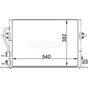 Kondensator Klimaanlage MAHLE AC 158 000S für Ford Mondeo II Turnier