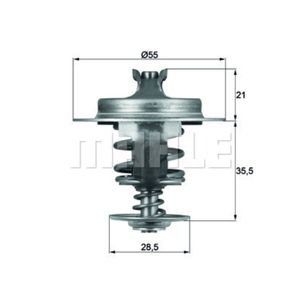 Thermostat Kühlmittel MAHLE TX 67 83D für Citroën Peugeot Renault Fiat Lada Fso