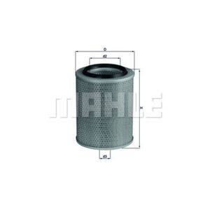 Luftfilter MAHLE LX 92 für Mercedes-Benz T2/Ln1 Kipper Triebkopf