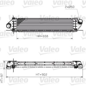 Ladeluftkühler VALEO 818246 für Ford Volvo Mondeo IV Turnier Galaxy II