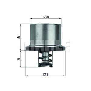 Thermostat Kühlmittel MAHLE THD 1 79 für BMW 5er