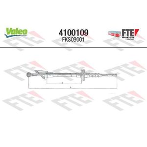 Seilzug Kupplungsbetätigung FTE 4100109 für Citroën Peugeot Fiat C25 J5