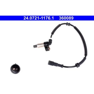 Sensor Raddrehzahl ATE 24.0721-1176.1 für Renault Megane I Classic