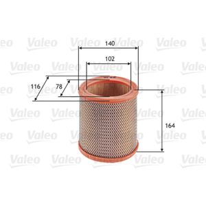 Luftfilter VALEO 585602 für Citroën Peugeot AX